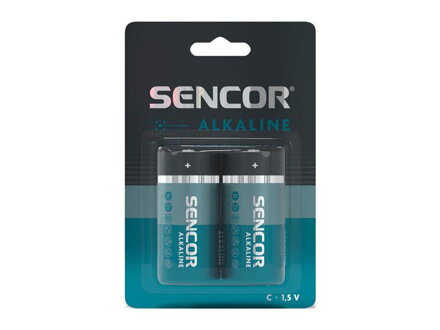Batéria C (R14) alkalická SENCOR SBA Alkaline 2ks / blister