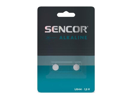 Batéria LR44 alkalická SENCOR SBA Alkaline 2ks / blister