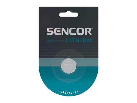 Batéria CR2025 SENCOR SBA Lithium 1ks / blister