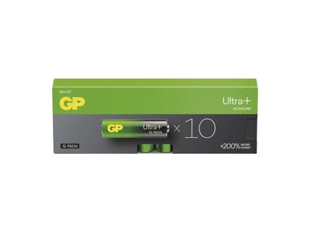 Batérie AA (R6) alkalická GP Ultra Plus 10ks