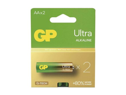 Batéria AA (R6) alkalická GP Ultra 2ks