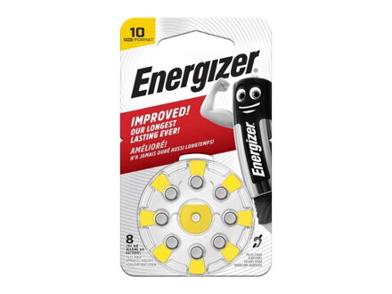 Batéria 10 / PR70 ENERGIZER 8ks / blister