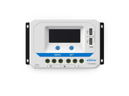 Solárny regulátor PWM 20A 12V / 24V s displejom