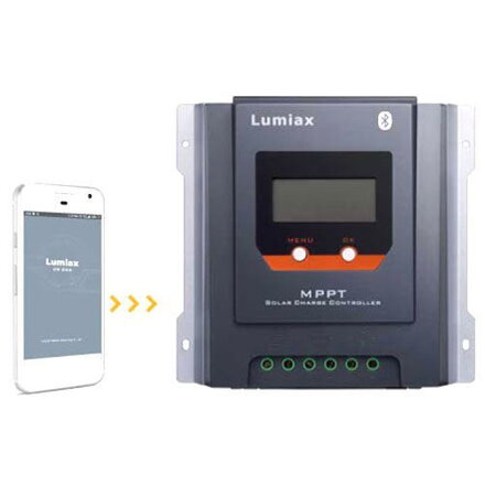 Solárny regulátor MPPT Lumiax MT2075-BT, 12-24V/20A, bluetooth