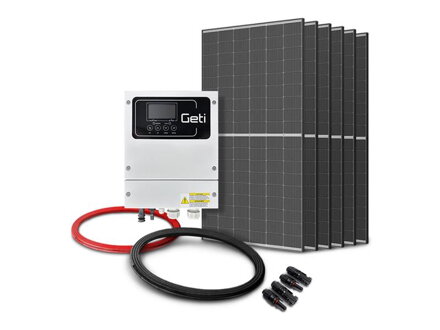 Zostava na solárny ohrev vody GETI GWH02D 2640Wp 6x PV TRINA
