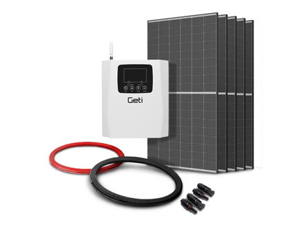 Zostava na solárny ohrev vody GETI GWH03W 2200Wp 5x PV TRINA