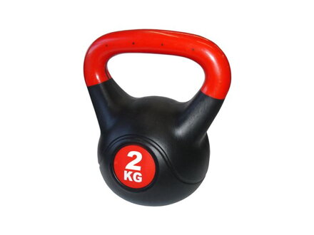 Činka kettlebell s cementovou náplní - 2 kg