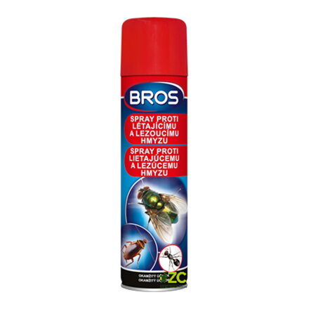 Sprej proti lietajúcemu a lezúcemu hmyzu BROS 400 ml