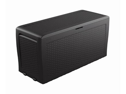 Box záhradný KETER Samoa Rattan Box 270l Graphite