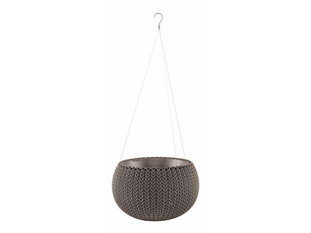 Kvetináč závesný KETER Cozy S Harvest Brown