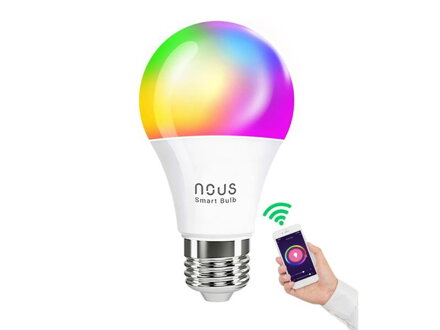 Smart žiarovka LED E27 9W RGB NOUS P3 WiFi Tuya