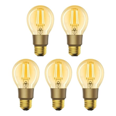 Smart sada LED žiaroviek E27 6W teplá biela WOOX R9078/5 WiFi Tuya