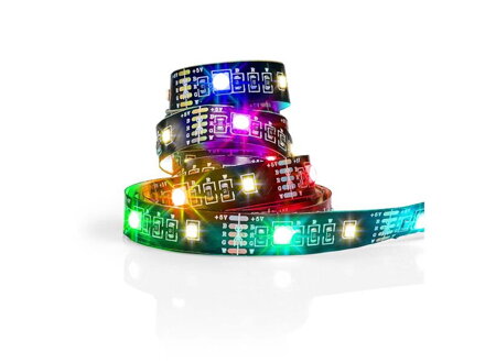 Smart LED pásik pre TV 5V 60LED/m IP20 4W RGB Nedis BTLS20RGBW 2m WiFi Tuya