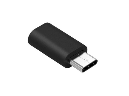 Redukcia Micro USB - USB-C GSM1001B Black