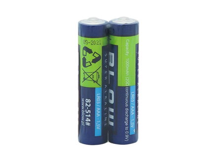 Batéria AAA (LR03) alkalická BLOW Super Alkaline 2ks / shrink