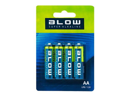 Batéria AA (LR6) alkalická BLOW Super Alkaline 4ks