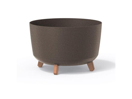 Kvetináč GRACIA STANDARD ECO WOOD kávový 23,5cm