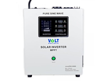 Solárny regulátor VOLT Sinus Pro 2500 S 24/230V 2500VA 1800W MPPT 40A