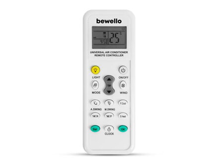 Diaľkový ovládač pre klimatizáciu BEWELLO BW4008 univerzálny