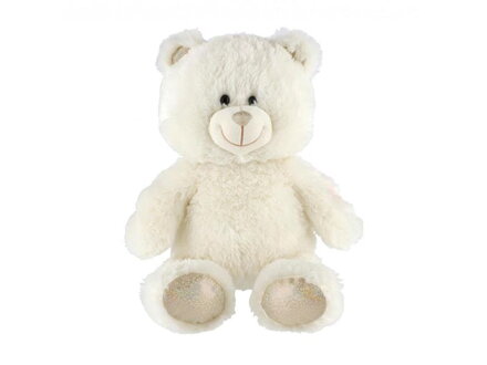 Detský plyšový medvedík TEDDIES biely 40cm