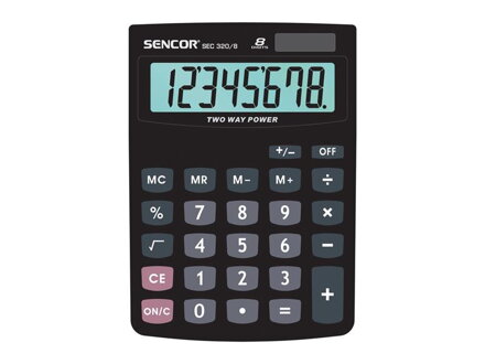 Kalkulačka SENCOR SEC 320/ 8 DUAL