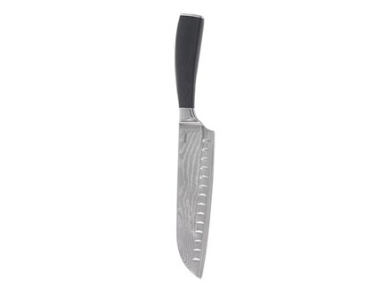 Nôž kuchynský ORION damašková oceľ/pakka Santoku 18,5cm