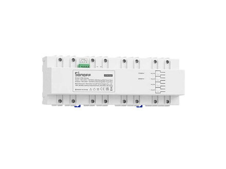 Smart prepínač na DIN lištu SONOFF SPM-4Relay WiFi