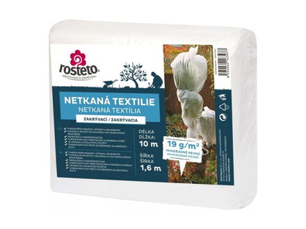 Netkaná textília zakrývacia Neotex ROSTETO 19g 1,6x10m biela