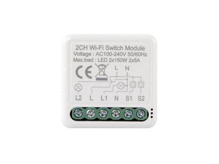 Smart ovládač osvetlenia CEL-TEC L130W 2Ch WiFi Tuya