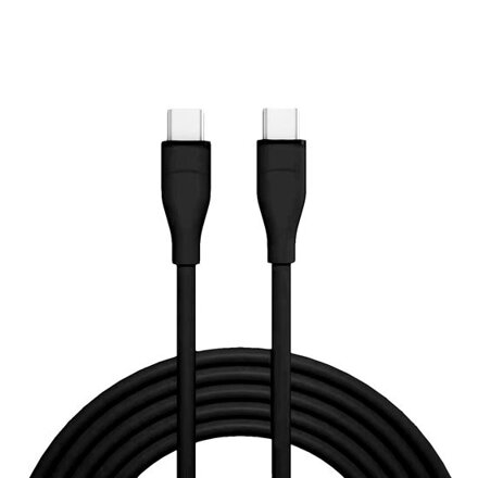 Kábel SOLIGHT SSC1701-S USB-C 3.1/USB-C 1m Black