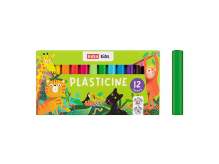 Plastelína EASY Colour 12 farieb