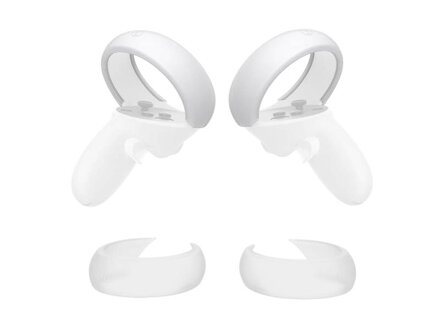 Ochranný kryt ovládača KIWI DESIGN Q26-2.1 pre Meta Quest 2 White
