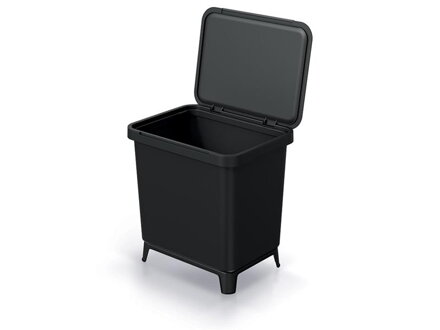 Kôš odpadkový SYSTEMA čierny 29l