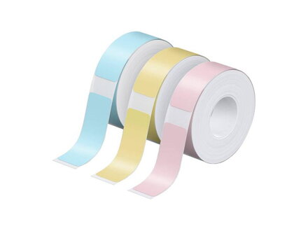 Termálne etikety pre NELKO P21 12x40mm 3x180ks Blue/Yellow/Pink