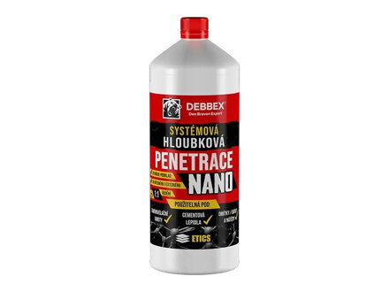 Penetrácia hĺbková DEN BRAVEN Nano transparentná 3l