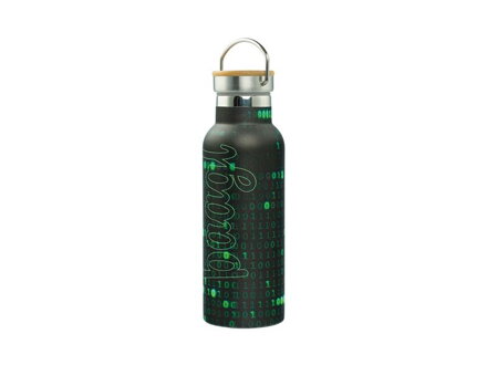 Termofľaša BAAGL Numbers 500ml s bambusovým viečkom