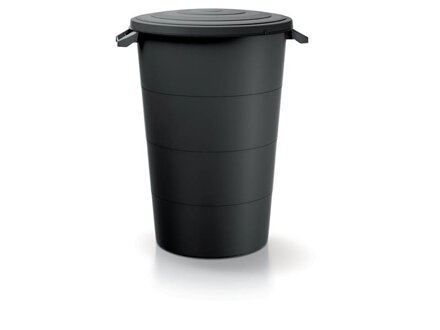 Sud na vodu s úchytmi SMOOTH antracit 160 l