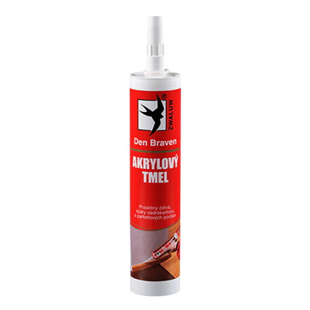 Tmel akrylátový DEN BRAVEN biely 310ml