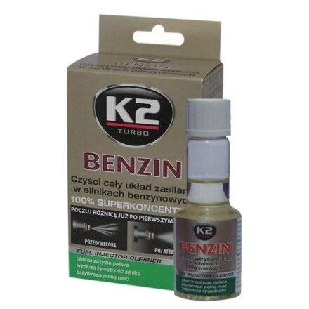 Aditívum do benzínu K2 BENZIN 50ml