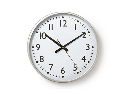 Hodiny analógové NEDIS WHITE CLWA016PC38AL 38 cm