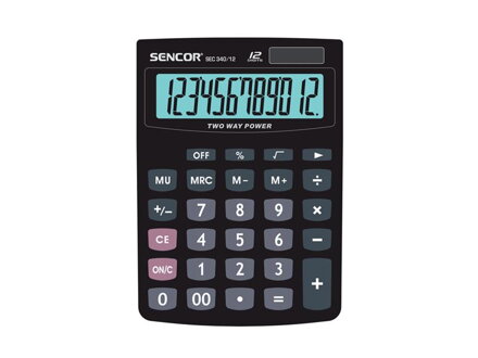 Kalkulátor kapesní SENCOR SEC 340-12 DUAL