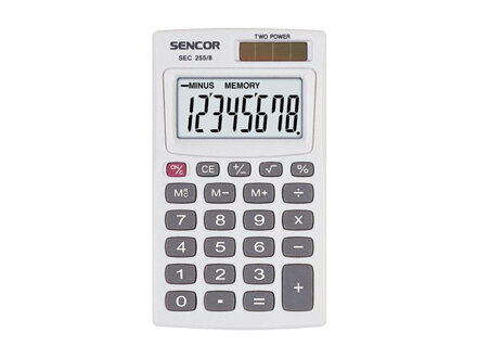Kalkulátor kapesní SENCOR SEC 255/8 DUAL