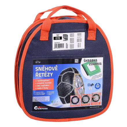 Sněhové řetězy X70 3,0mm 9mm NYLON BAG