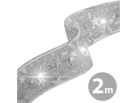 Stuha vianočná LED FAMILY 58933C 2m