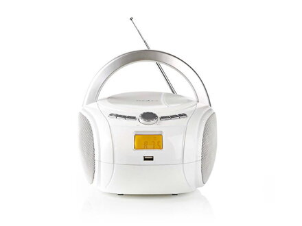 Rádio prehrávač Boombox Nedis SPBB100WT 