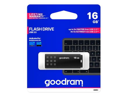 Flash disk GOODRAM USB 3.0 16GB čierna