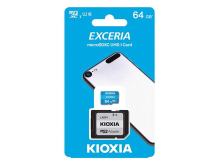 Karta pamäťová KIOXIA micro SD 64 GB s adaptérom
