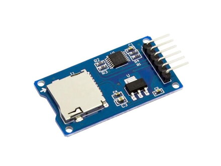 Čítačka Micro SD kariet - modul SPI - 6pin