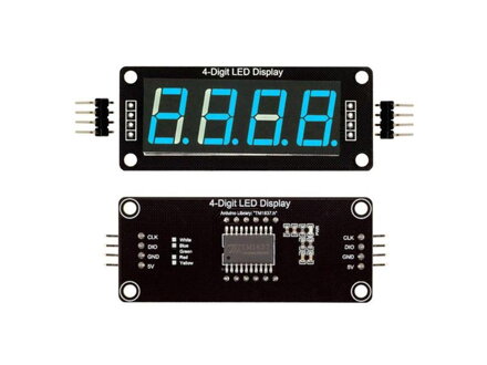 Hodinový displej 0,56" s TM1637 modrý