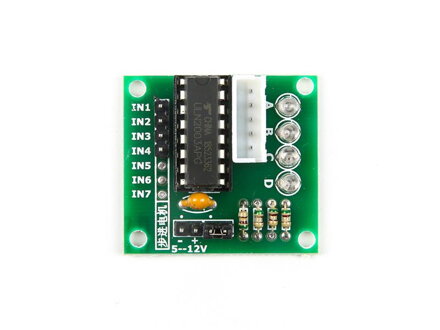 Modul driver/ovládač pre krokový motor s ULN2003